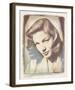 Movie Star II - Lauren Bacall-The Vintage Collection-Framed Giclee Print