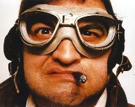 John Belushi wearing Goggles Close Up Portrait-Movie Star News-Photo