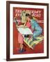 "Movie Star" Saturday Evening Post Cover, February 19,1938-Norman Rockwell-Framed Giclee Print