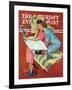 "Movie Star" Saturday Evening Post Cover, February 19,1938-Norman Rockwell-Framed Giclee Print