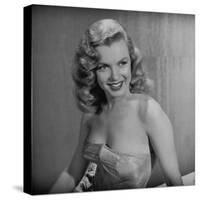 Movie Starlet Marilyn Monroe Posing in Studio-J^ R^ Eyerman-Stretched Canvas