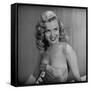 Movie Starlet Marilyn Monroe Posing in Studio-J^ R^ Eyerman-Framed Stretched Canvas