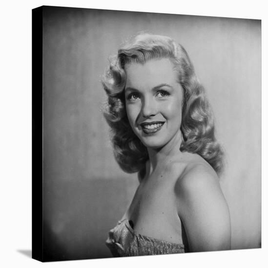 Movie Starlet Marilyn Monroe Posing in Studio-J^ R^ Eyerman-Stretched Canvas