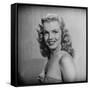 Movie Starlet Marilyn Monroe Posing in Studio-J^ R^ Eyerman-Framed Stretched Canvas