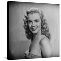 Movie Starlet Marilyn Monroe Posing in Studio-J^ R^ Eyerman-Stretched Canvas