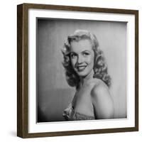 Movie Starlet Marilyn Monroe Posing in Studio-J^ R^ Eyerman-Framed Premium Photographic Print