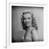 Movie Starlet Marilyn Monroe Posing in Studio-J^ R^ Eyerman-Framed Premium Photographic Print