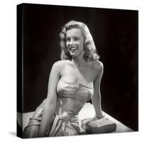 Movie Starlet Marilyn Monroe Posing in Studio-J^ R^ Eyerman-Stretched Canvas