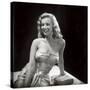 Movie Starlet Marilyn Monroe Posing in Studio-J^ R^ Eyerman-Stretched Canvas