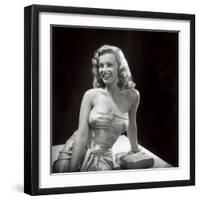 Movie Starlet Marilyn Monroe Posing in Studio-J^ R^ Eyerman-Framed Premium Photographic Print