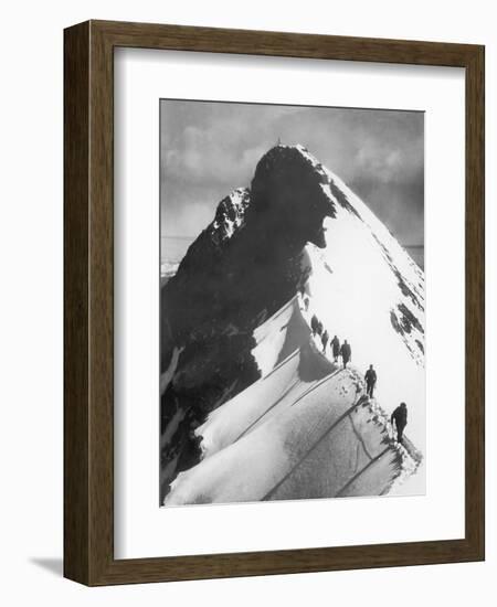 Movie Still from White Hell of Pitz Palu-null-Framed Photographic Print
