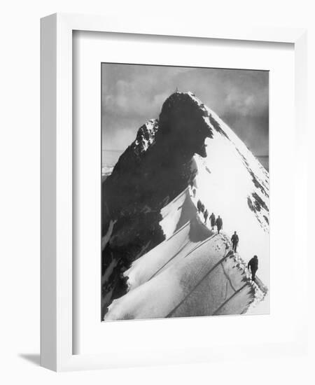 Movie Still from White Hell of Pitz Palu-null-Framed Photographic Print