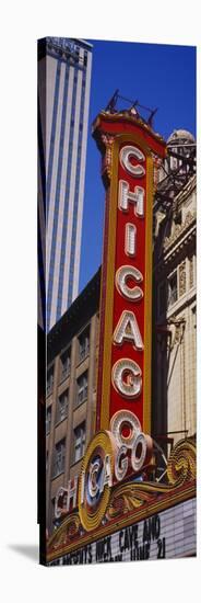 Movie Theater, Chicago Theatre, Chicago, Illinois, USA-null-Stretched Canvas