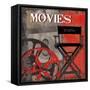 Movie Time-Sandra Smith-Framed Stretched Canvas