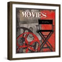 Movie Time-Sandra Smith-Framed Art Print