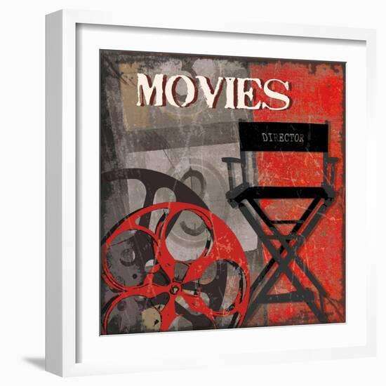 Movie Time-Sandra Smith-Framed Art Print