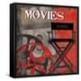 Movie Time-Sandra Smith-Framed Stretched Canvas