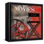 Movie Time-Sandra Smith-Framed Stretched Canvas