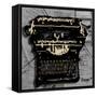 Movie Typewriter 1-Roderick E. Stevens-Framed Stretched Canvas