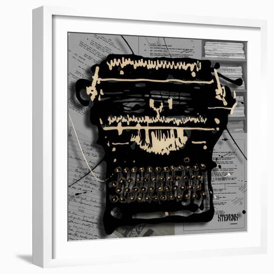 Movie Typewriter 1-Roderick E. Stevens-Framed Giclee Print