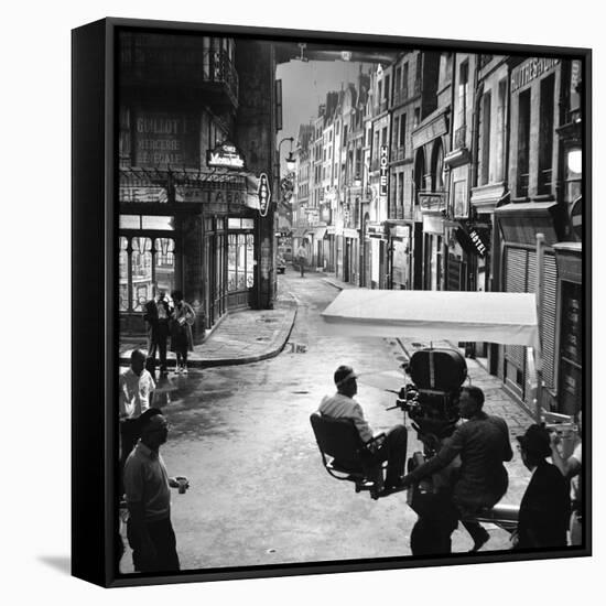 Movies Sets-Don Brinn-Framed Stretched Canvas