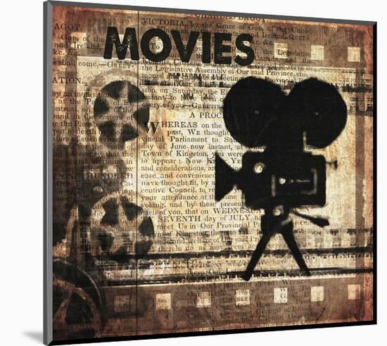 Movies-Irena Orlov-Mounted Art Print