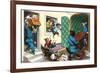 Moving Day for Crazy Cats-null-Framed Art Print