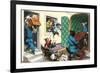 Moving Day for Crazy Cats-null-Framed Art Print