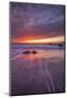 Moving Moody Sunset Seascape, Marshall Beach, San Francisco-Vincent James-Mounted Photographic Print