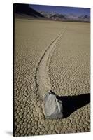 Moving Rocks Number 2 , Death Valley-Steve Gadomski-Stretched Canvas