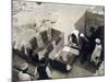 Moving the Centre Portion of One of the Beds, Tomb of Tutankhamun, Valley of the Kings, 1922-Harry Burton-Mounted Photographic Print