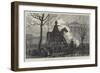 Moving the Wellington Statue, Hyde Park Corner-null-Framed Giclee Print