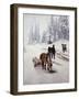 Moving Timber, 1894-Gustav Wentzel-Framed Giclee Print