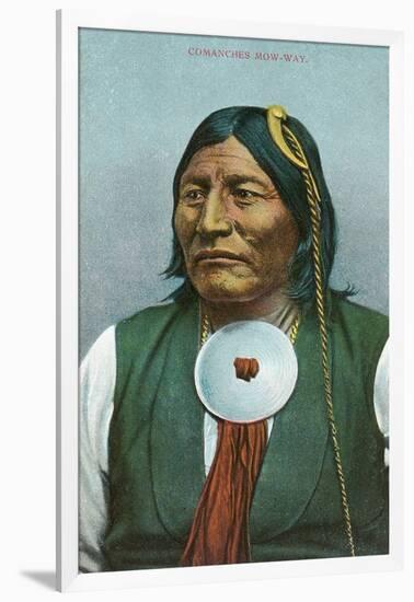 Mow-Way, Comanche Indian-null-Framed Art Print