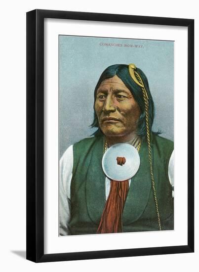 Mow-Way, Comanche Indian-null-Framed Art Print