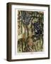 Mowgli and the Monkeys, Illustration from 'The Jungle Book' By Rudyard Kipling-Maurice de Becque-Framed Giclee Print