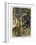 Mowgli and the Monkeys, Illustration from 'The Jungle Book' By Rudyard Kipling-Maurice de Becque-Framed Giclee Print