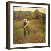 Mowing Bracken, 1903-Henry Herbert La Thangue-Framed Giclee Print