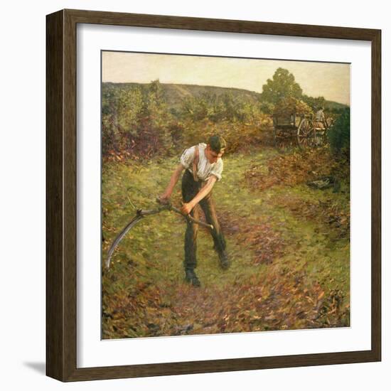 Mowing Bracken, 1903-Henry Herbert La Thangue-Framed Giclee Print