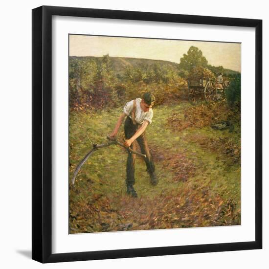 Mowing Bracken, 1903-Henry Herbert La Thangue-Framed Giclee Print