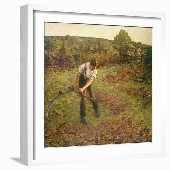 Mowing Bracken, 1903-Henry Herbert La Thangue-Framed Giclee Print