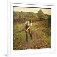 Mowing Bracken, 1903-Henry Herbert La Thangue-Framed Giclee Print