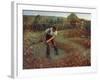 Mowing Bracken, C1903-Henry Herbert La Thangue-Framed Giclee Print