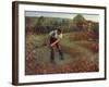 Mowing Bracken, C1903-Henry Herbert La Thangue-Framed Giclee Print