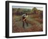 Mowing Bracken, C1903-Henry Herbert La Thangue-Framed Giclee Print