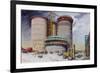 Mowlem- Construction at West Thurrock Terminal for Castle Cement, 1990 (Painting)-Terence Cuneo-Framed Giclee Print