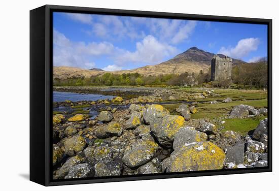 Moy Castle, Lochbuie, Isle of Mull, Inner Hebrides, Argyll and Bute, Scotland, United Kingdom-Gary Cook-Framed Stretched Canvas