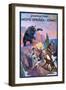 Moyie Springs, Idaho - Bear Hunter with Dogs-Lantern Press-Framed Art Print