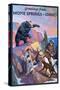 Moyie Springs, Idaho - Bear Hunter with Dogs-Lantern Press-Stretched Canvas