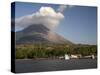 Moyogalpa Port and Conception Volcano, Ometepe Island, Nicaragua, Central America-G Richardson-Stretched Canvas